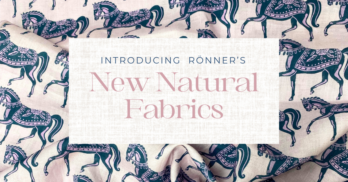 Embracing Natural Fabrics at Rönner