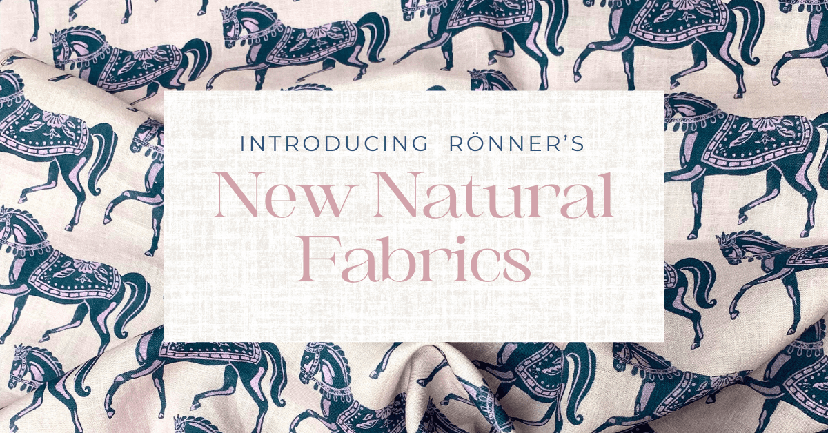 Embracing Natural Fabrics at Rönner - Rönner