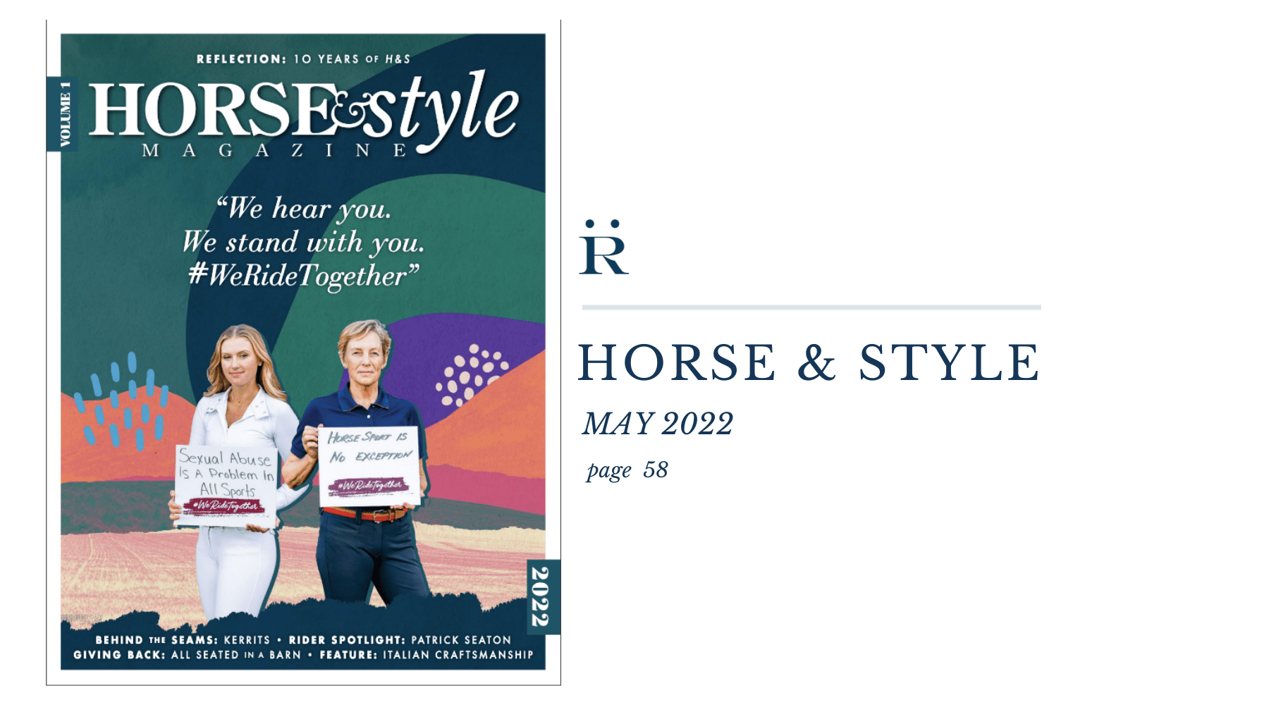 HORSE & STYLE | 2022 | VOL.1 - Rönner