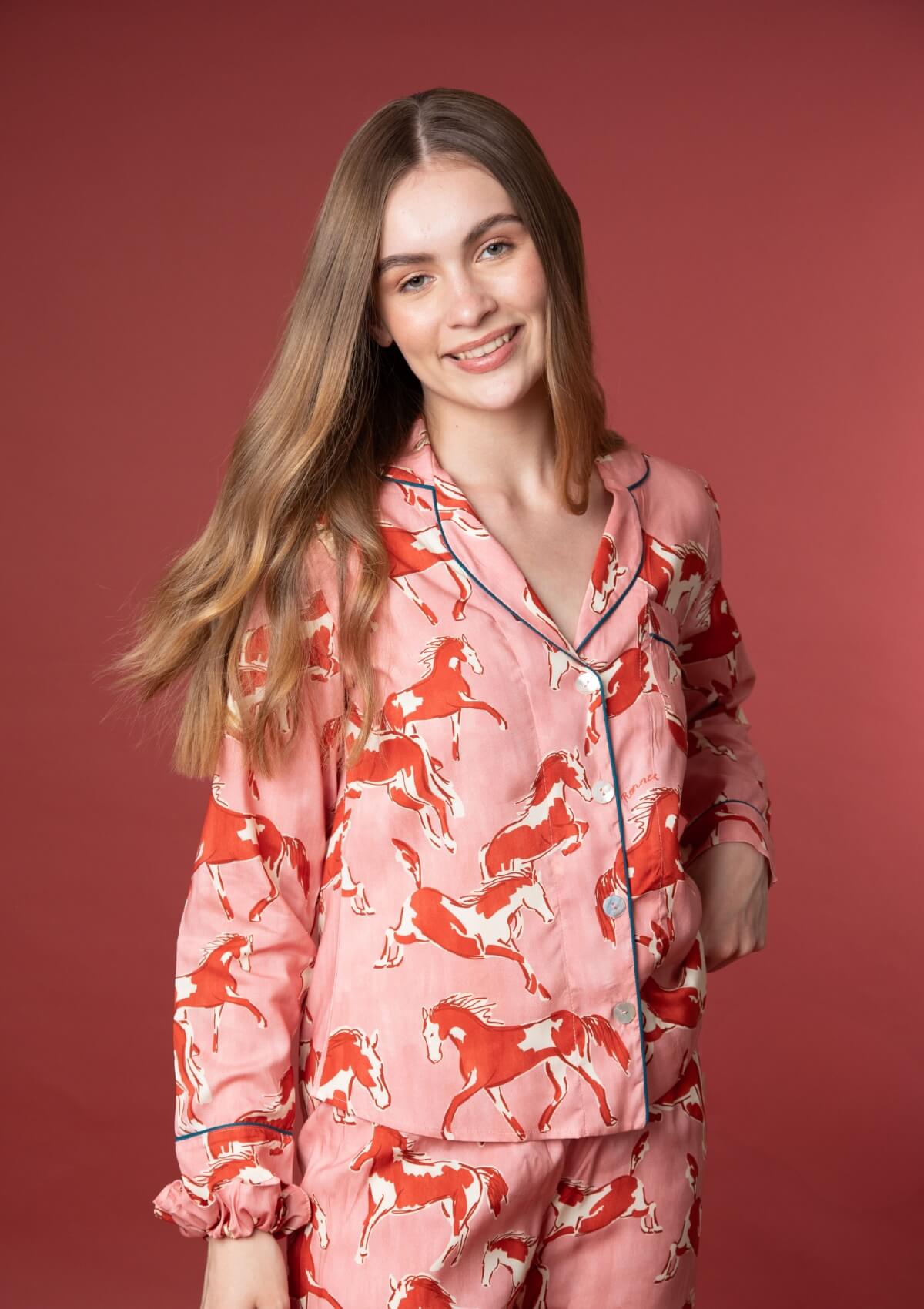 Rosabella PJ's Set | Long Sleeve | Volt Print