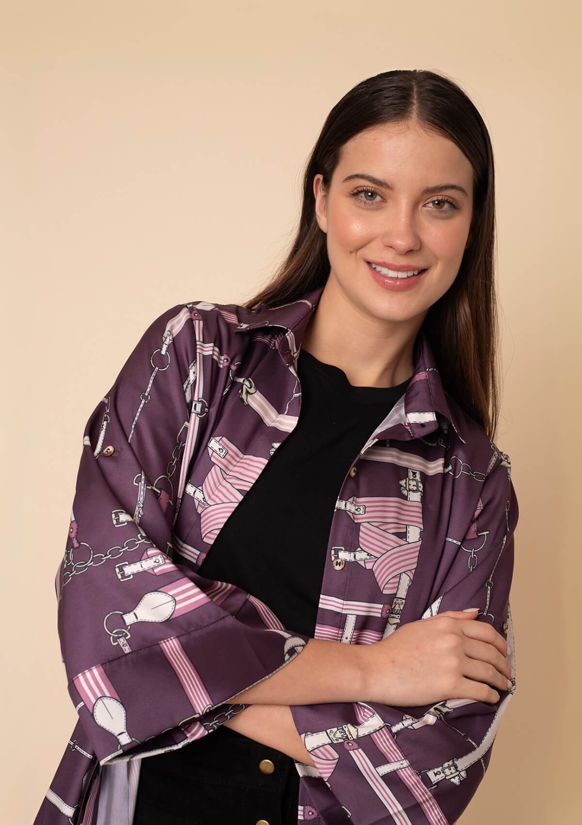 Colette Shirt-Dress | Bordeaux