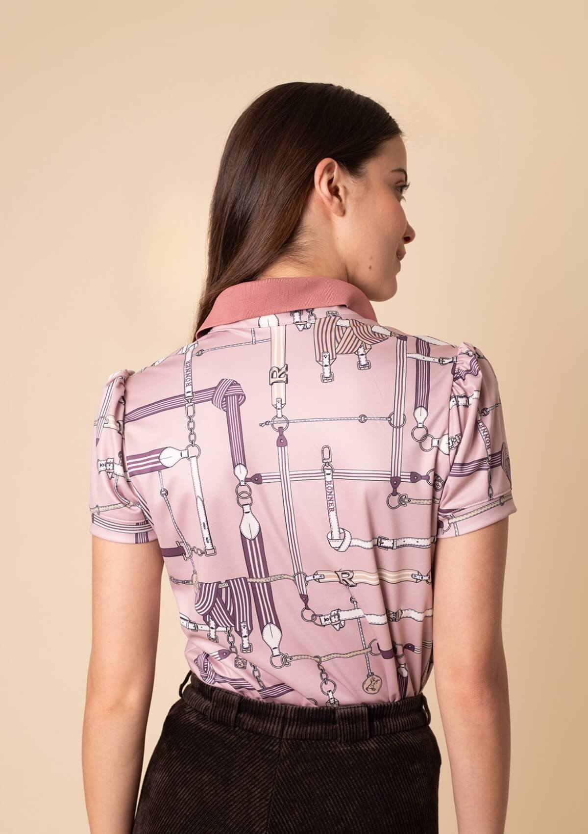 Jubilea Polo-Shirt | Short Sleeve | Rose Blush