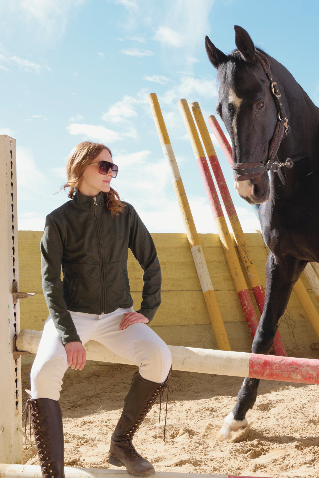 Harmonia Embroidered Zip-Up Jacket