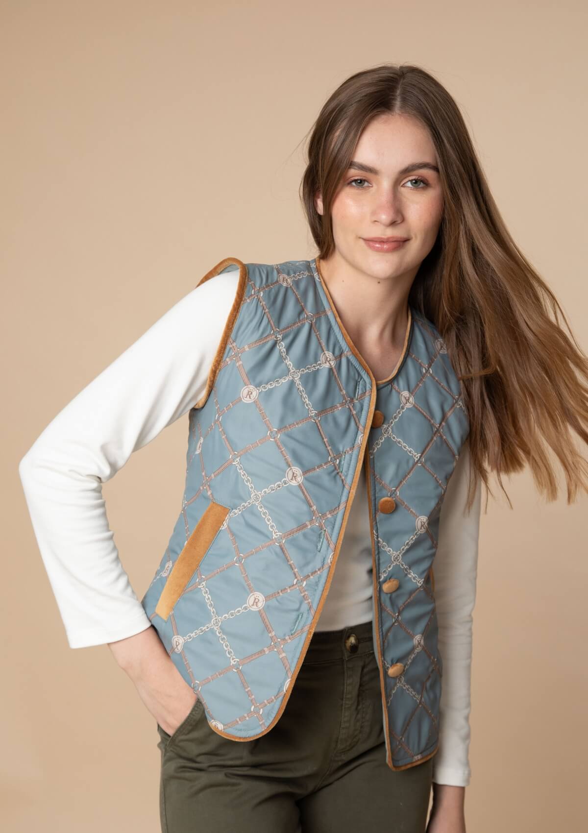 Élora Barn Vest | Beltina Print