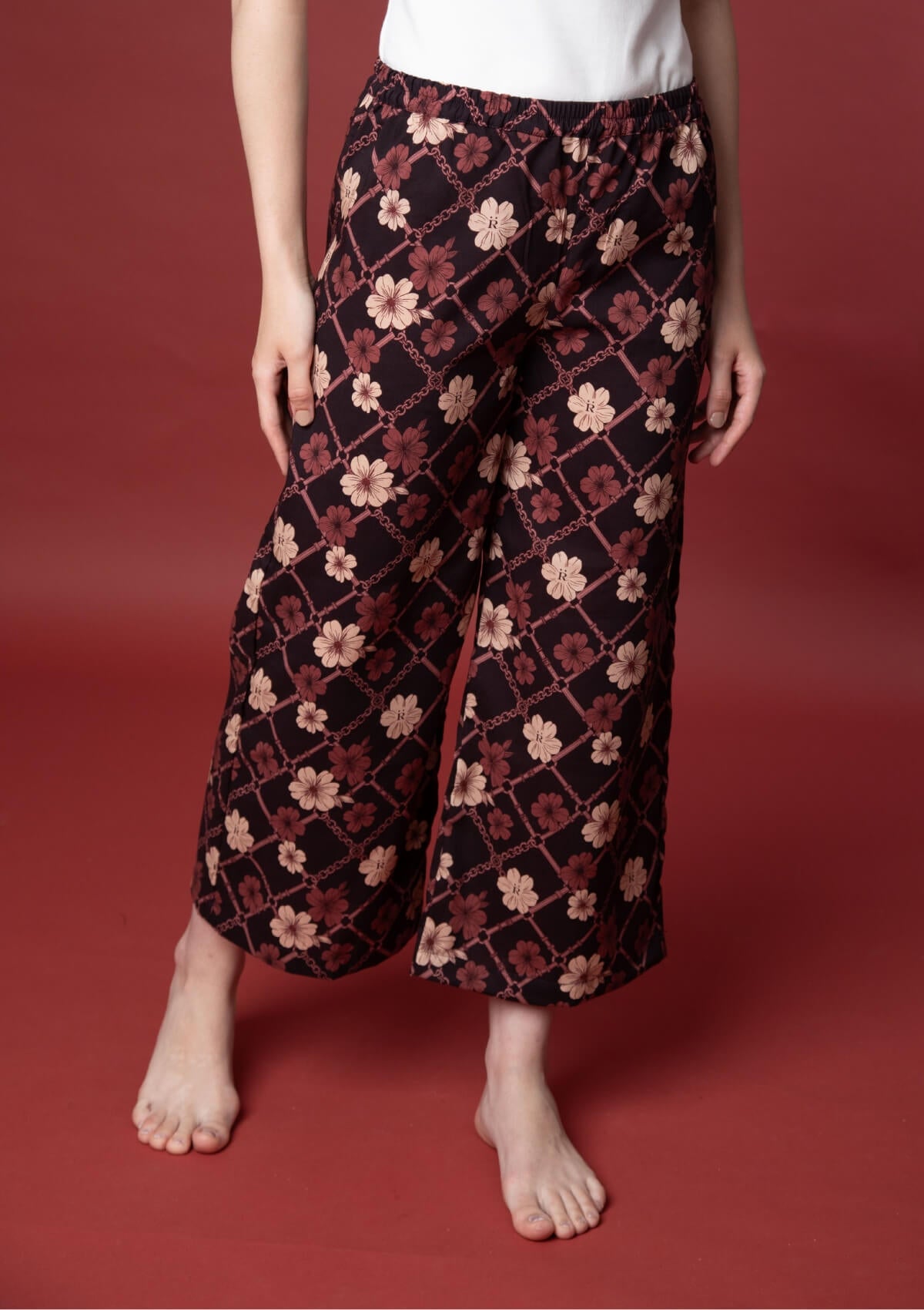 Eliane PJ's Set | Bloom Print | Terracotta