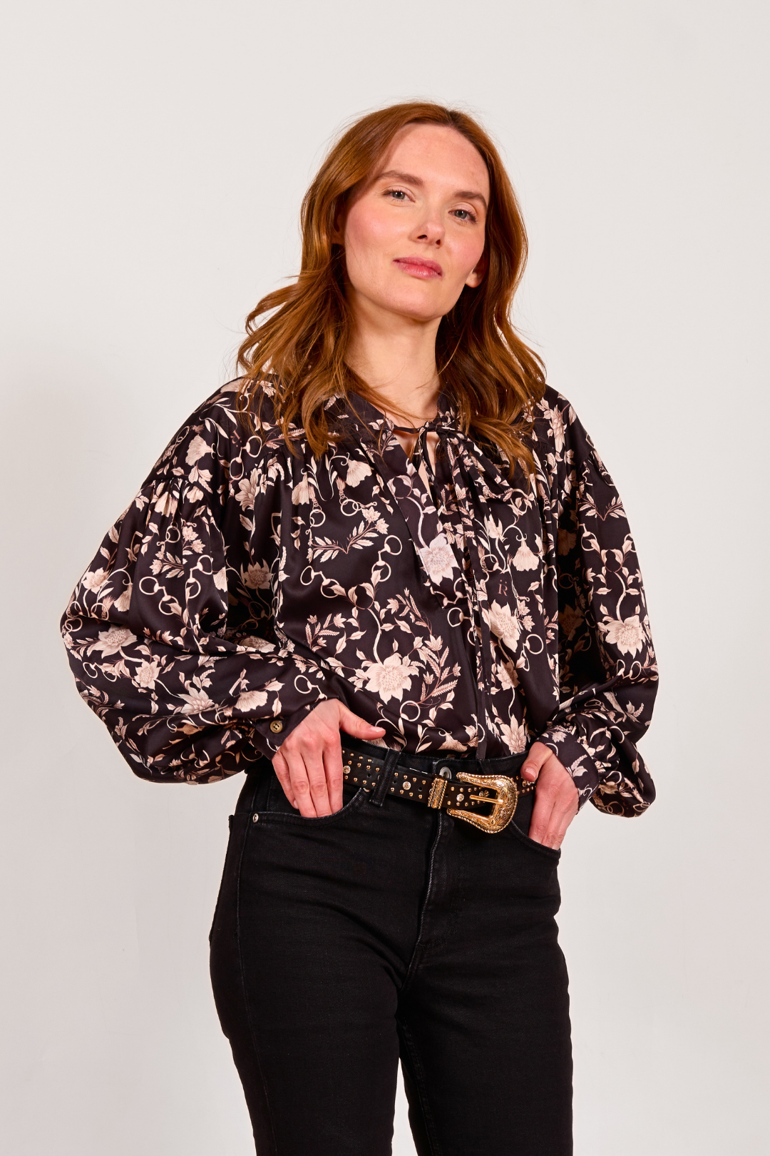 Chantilly Sateen Blouse