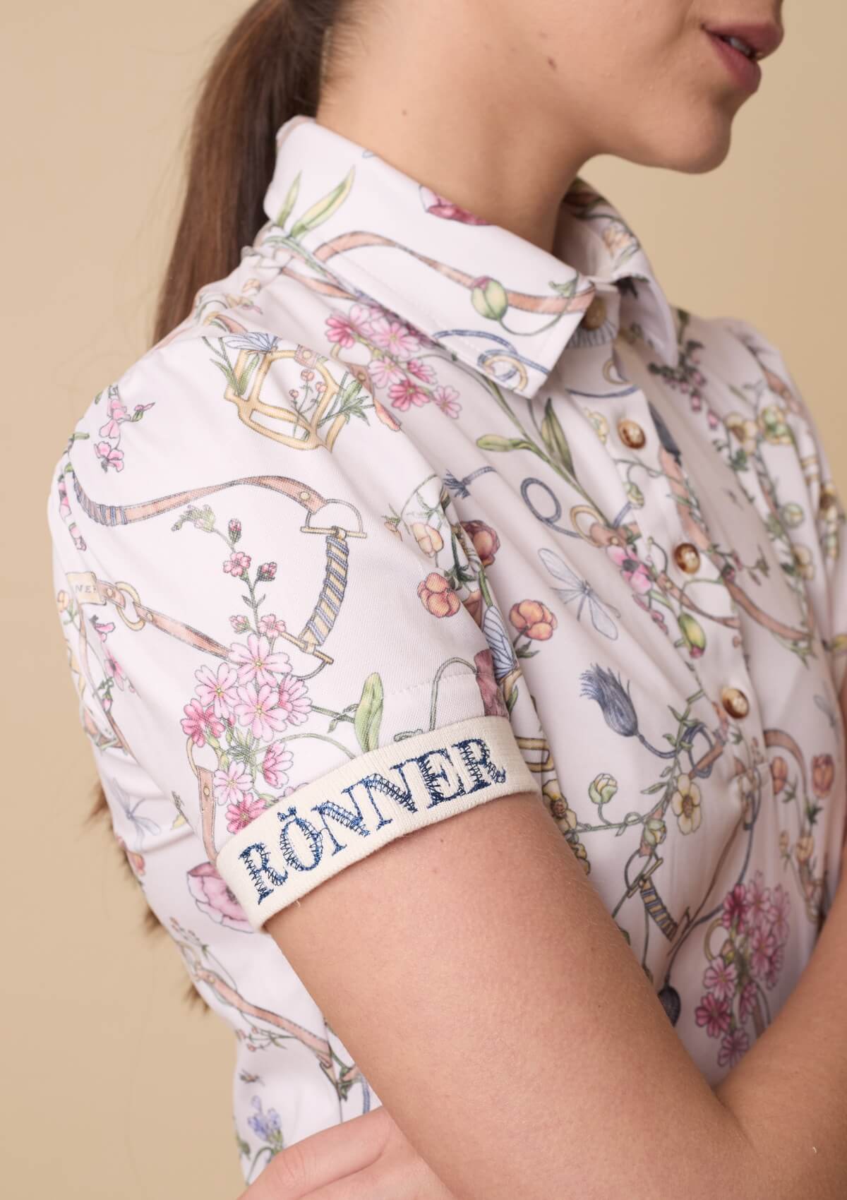 Herbaria Equestrian Polo-Shirt | Short Sleeve | Cream