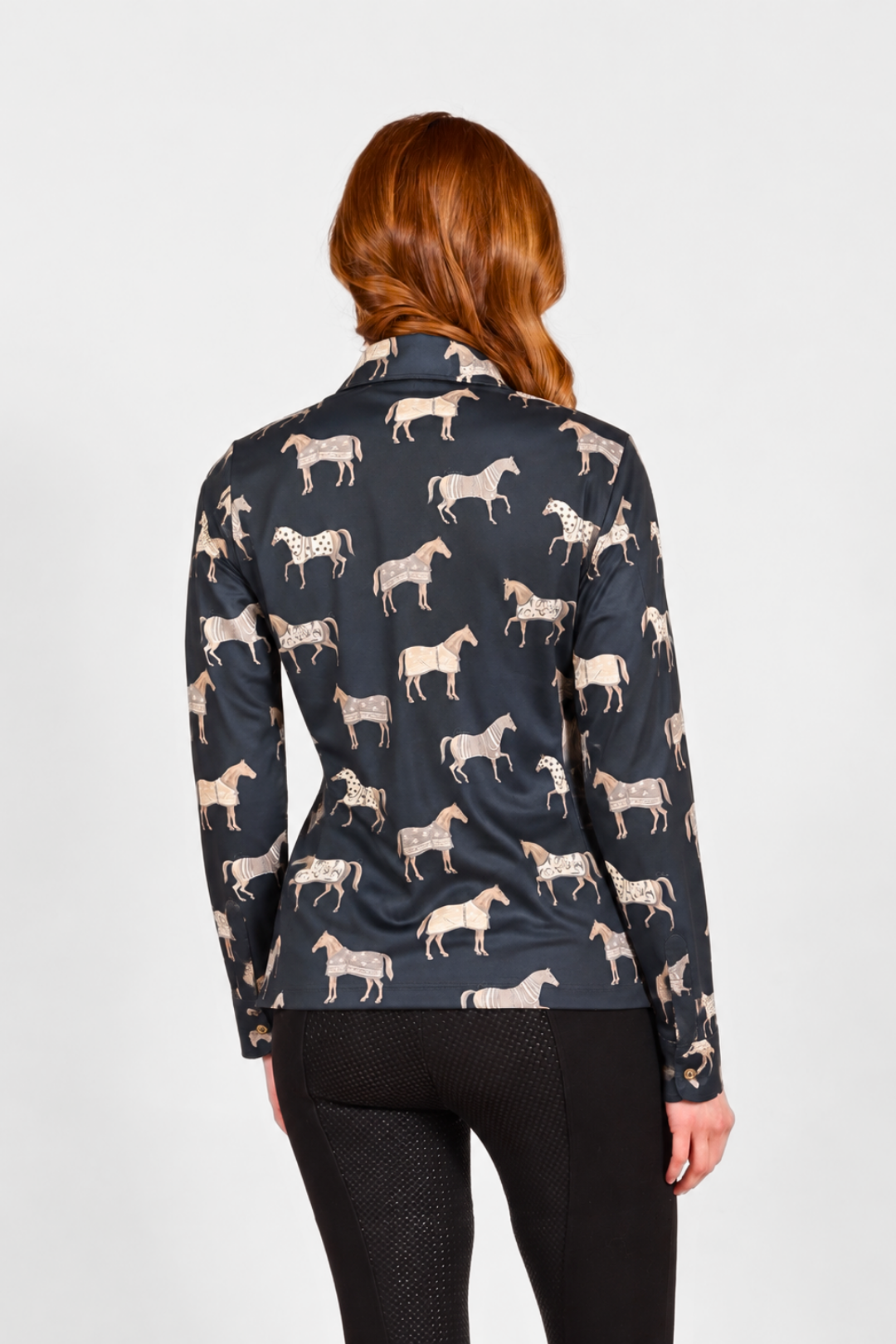 Poise Printed | Polo Shirt | Long Sleeve