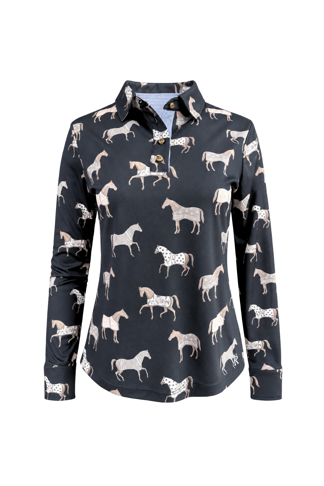 Poise Printed | Polo Shirt | Long Sleeve