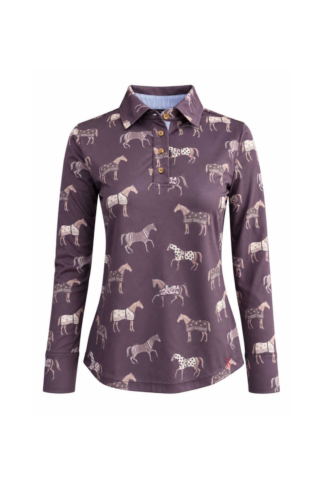 Poise Printed | Polo Shirt | Long Sleeve