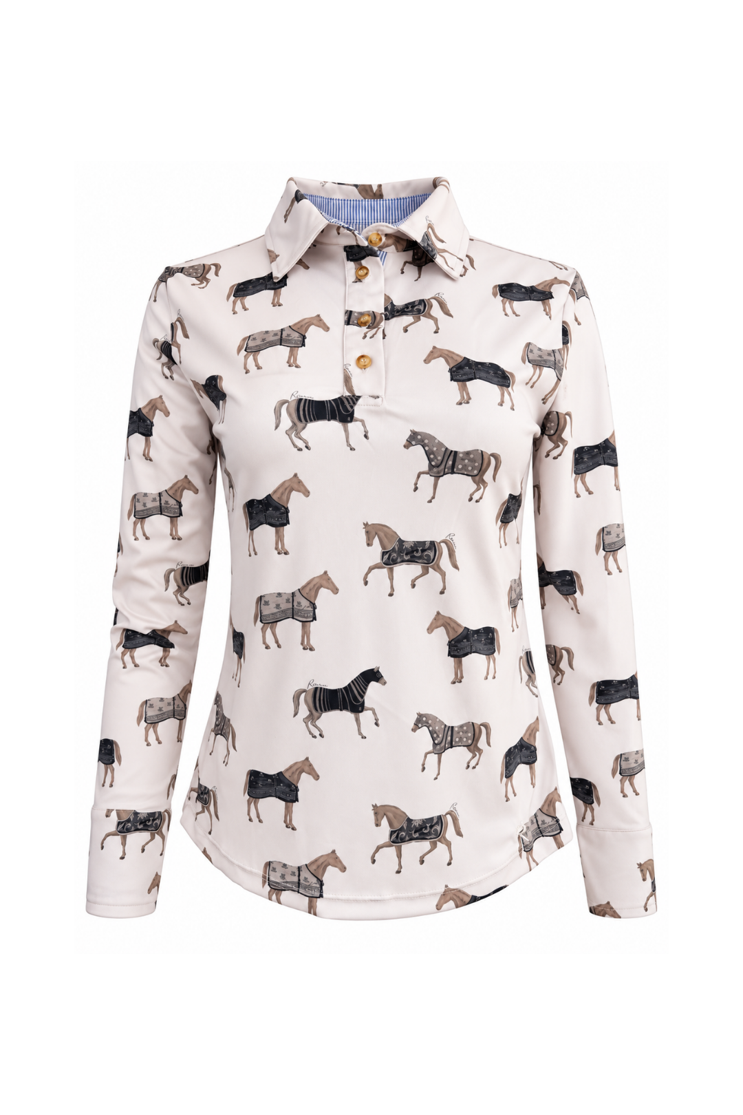 Poise Printed | Polo Shirt | Long Sleeve