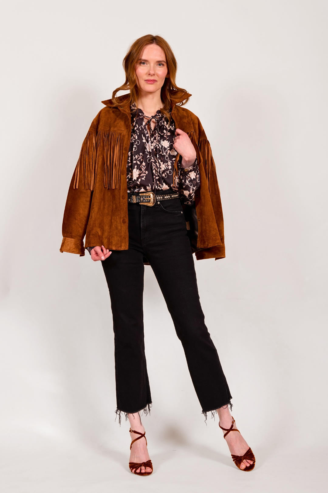 Rodeo Fringed Suede Jacket