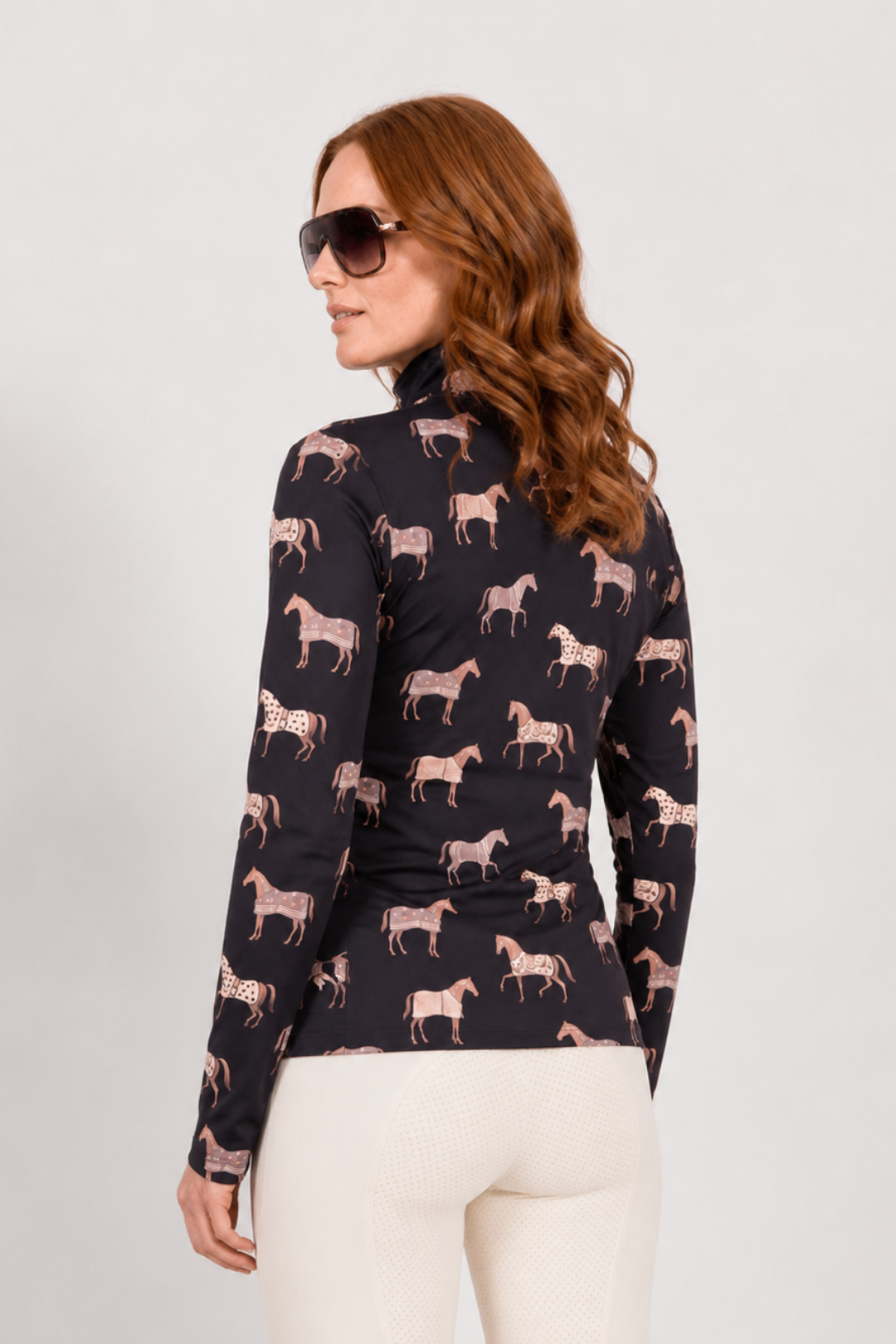 Q-Zip | Poise Print | Long Sleeve
