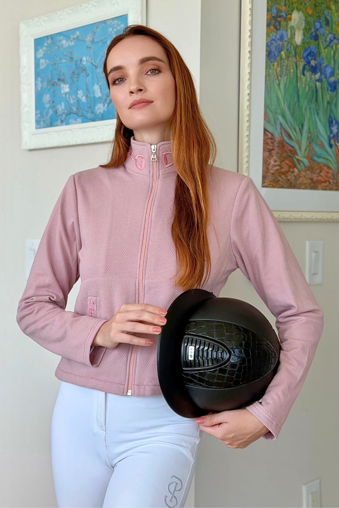Harmonia Embroidered Zip-Up Jacket