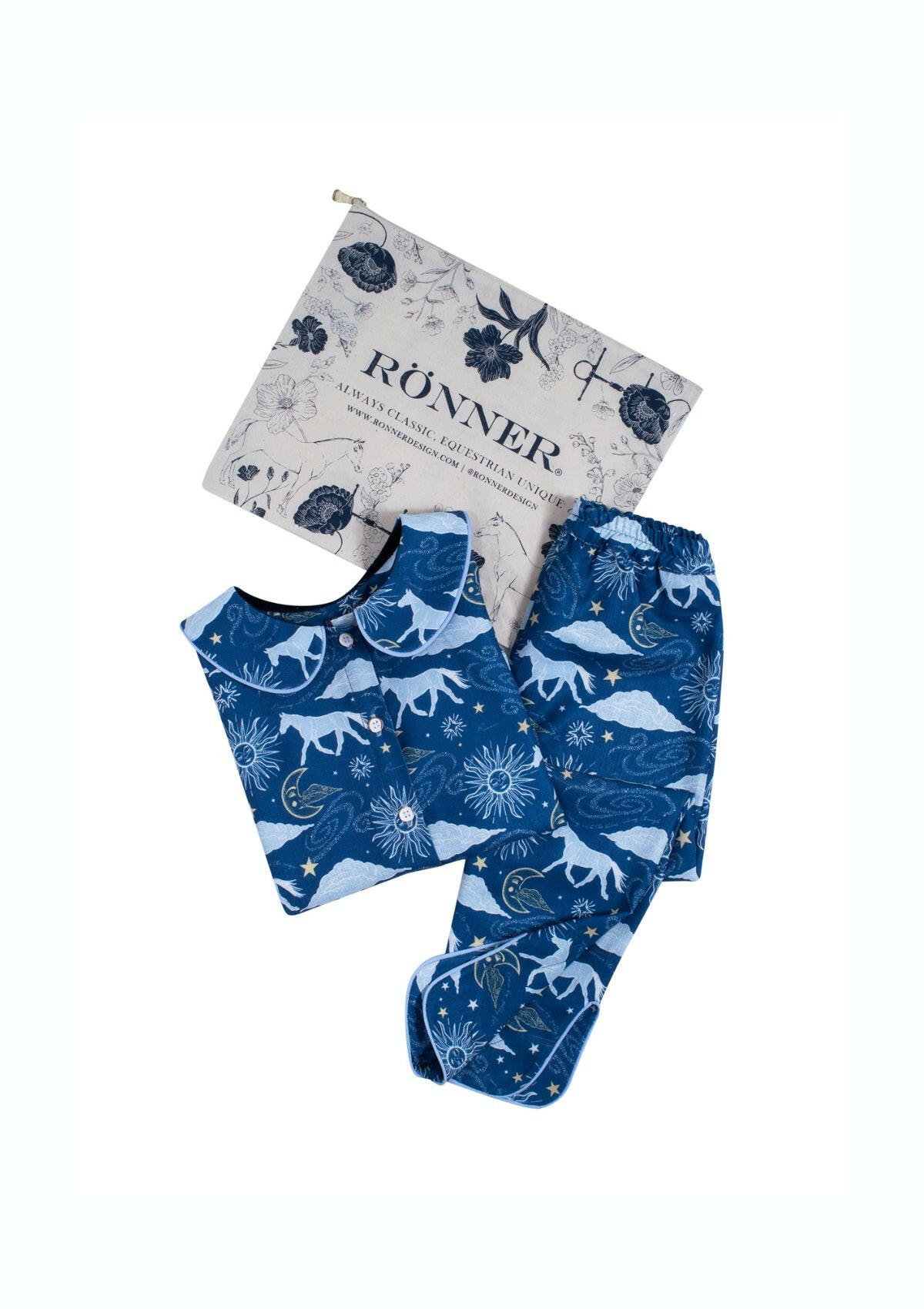 Astral Print Long Sleeve | Children's PJ'S | Blue