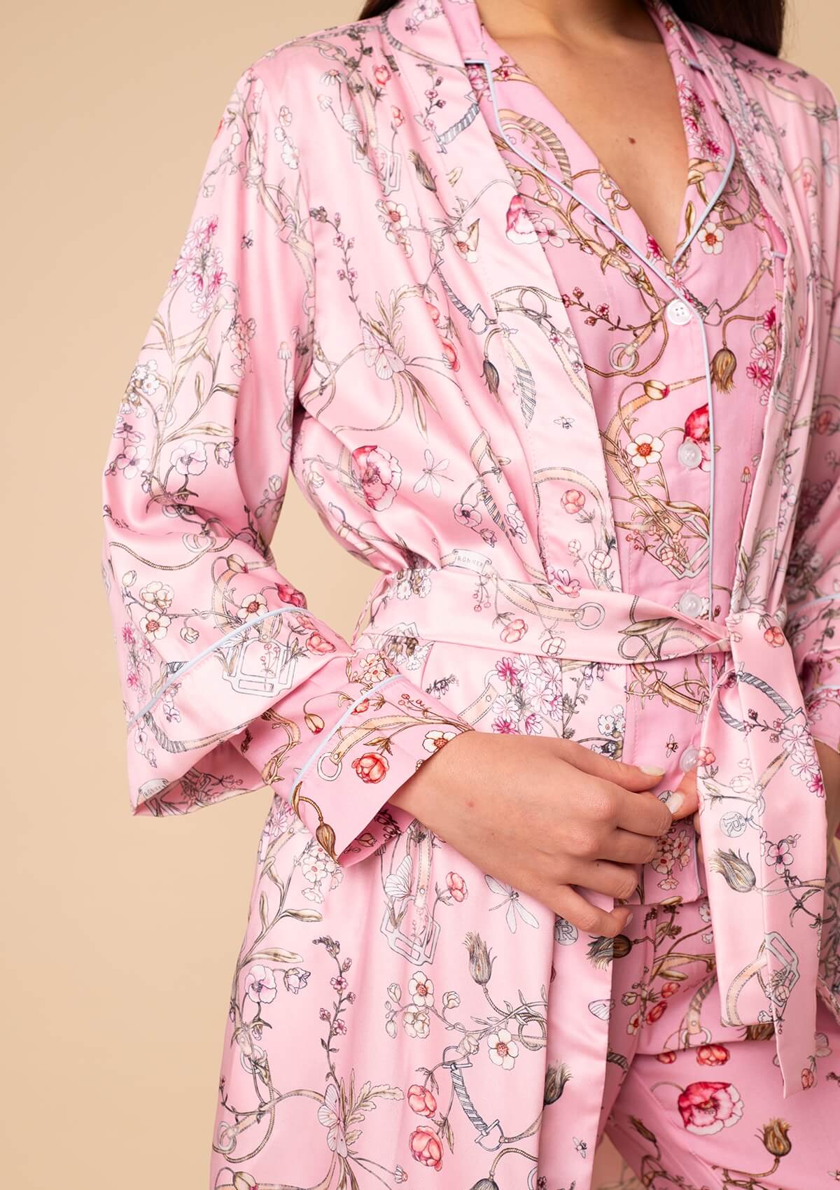 Herbaria Robe | Herbaria Print Rose