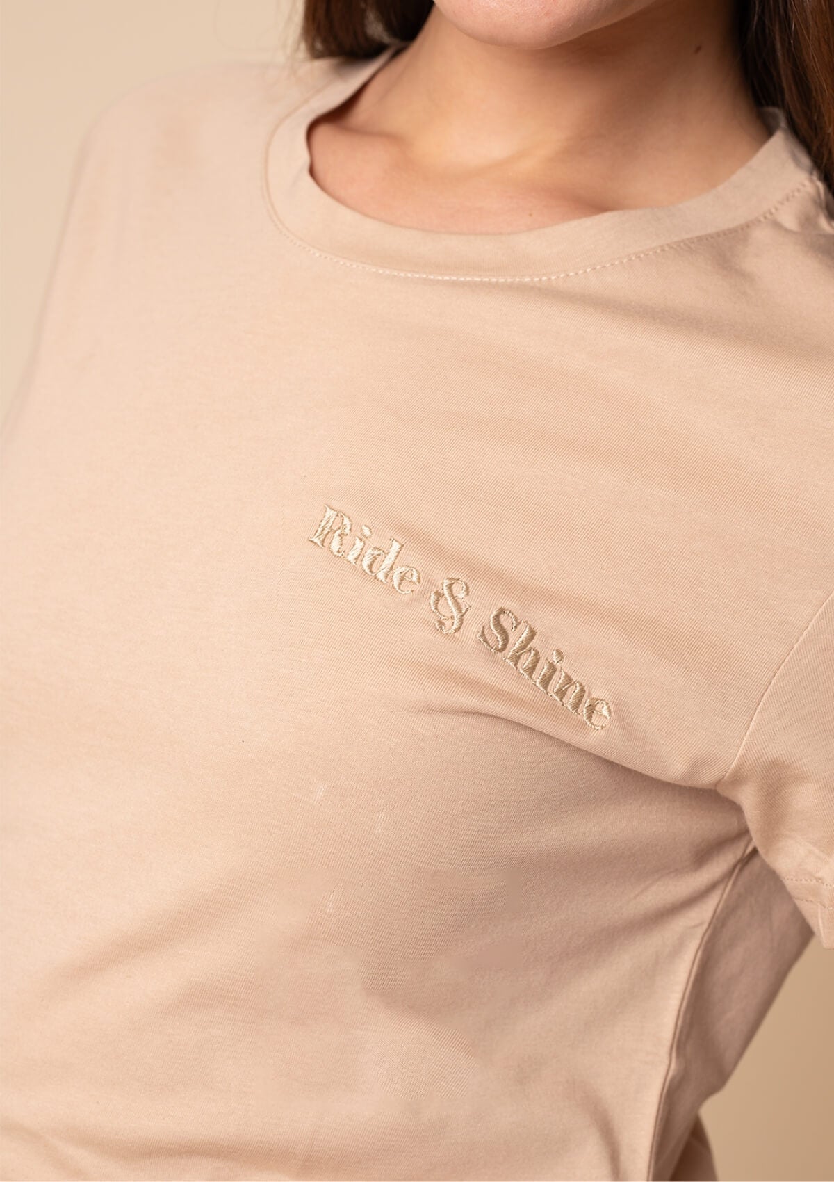 Ride and Shine T-Shirt | Beige