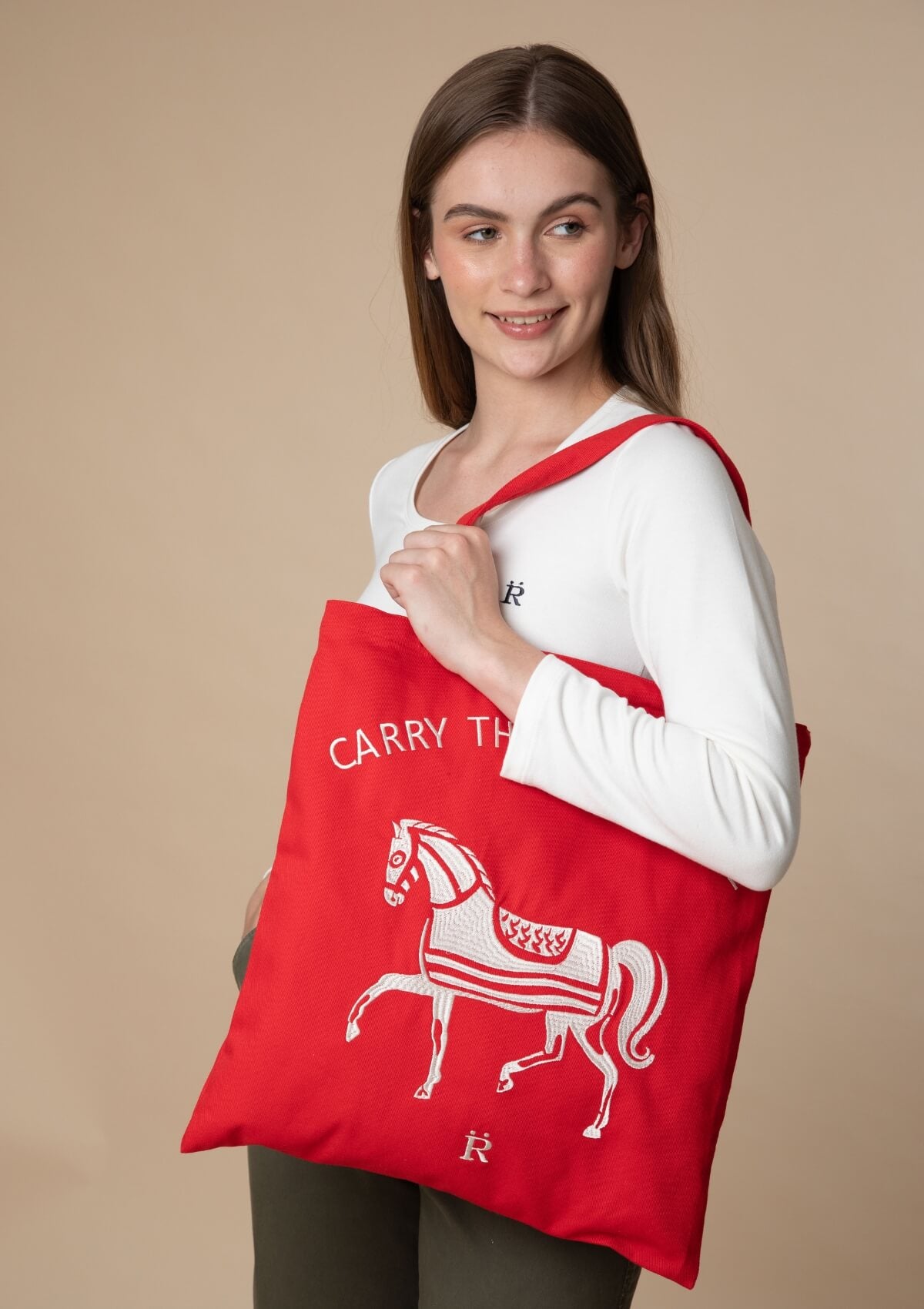 Horse Love Cotton Tote | Carry The Love Horse