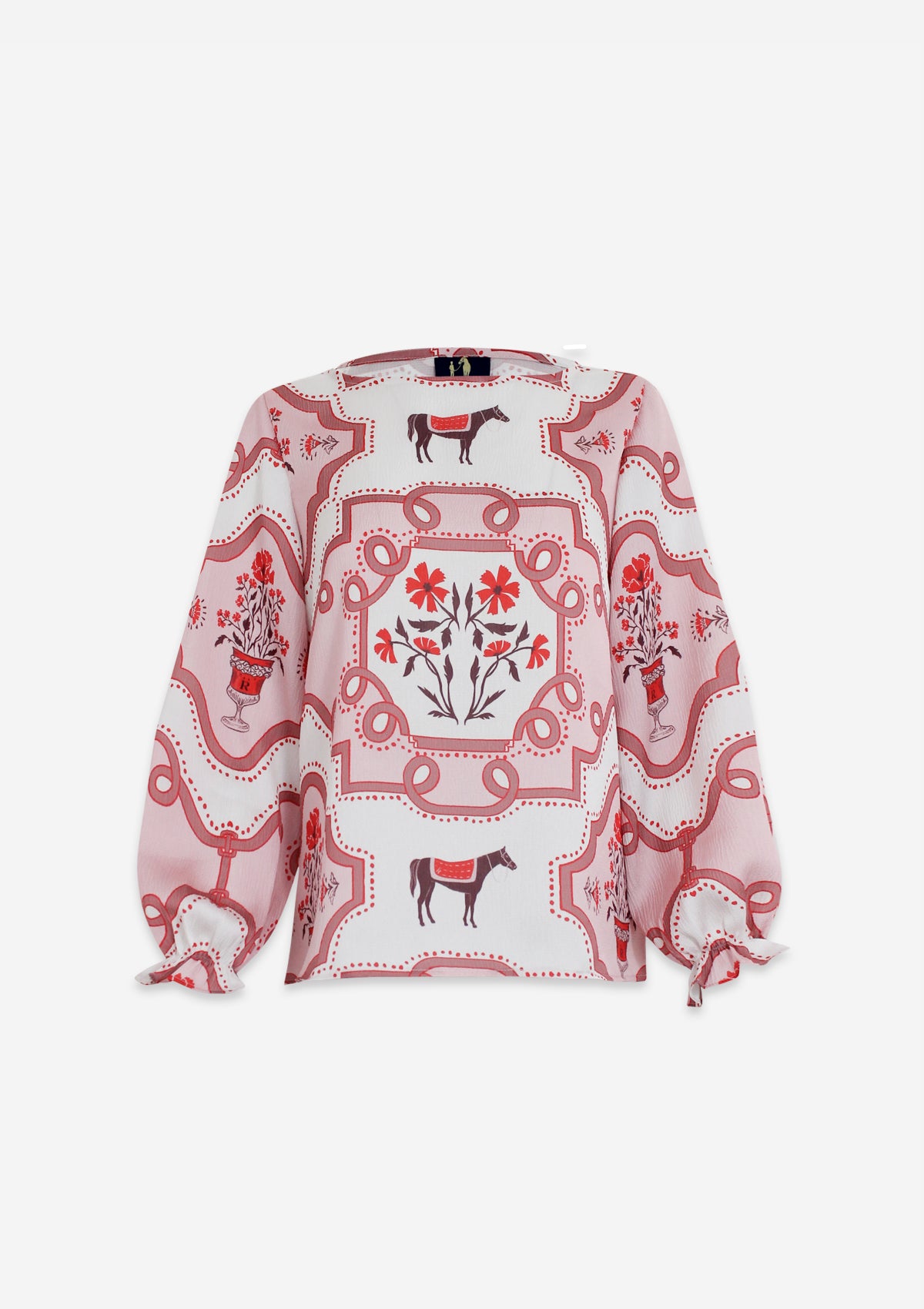 Caravelle Blouse | Veranda Print | Coral Blush