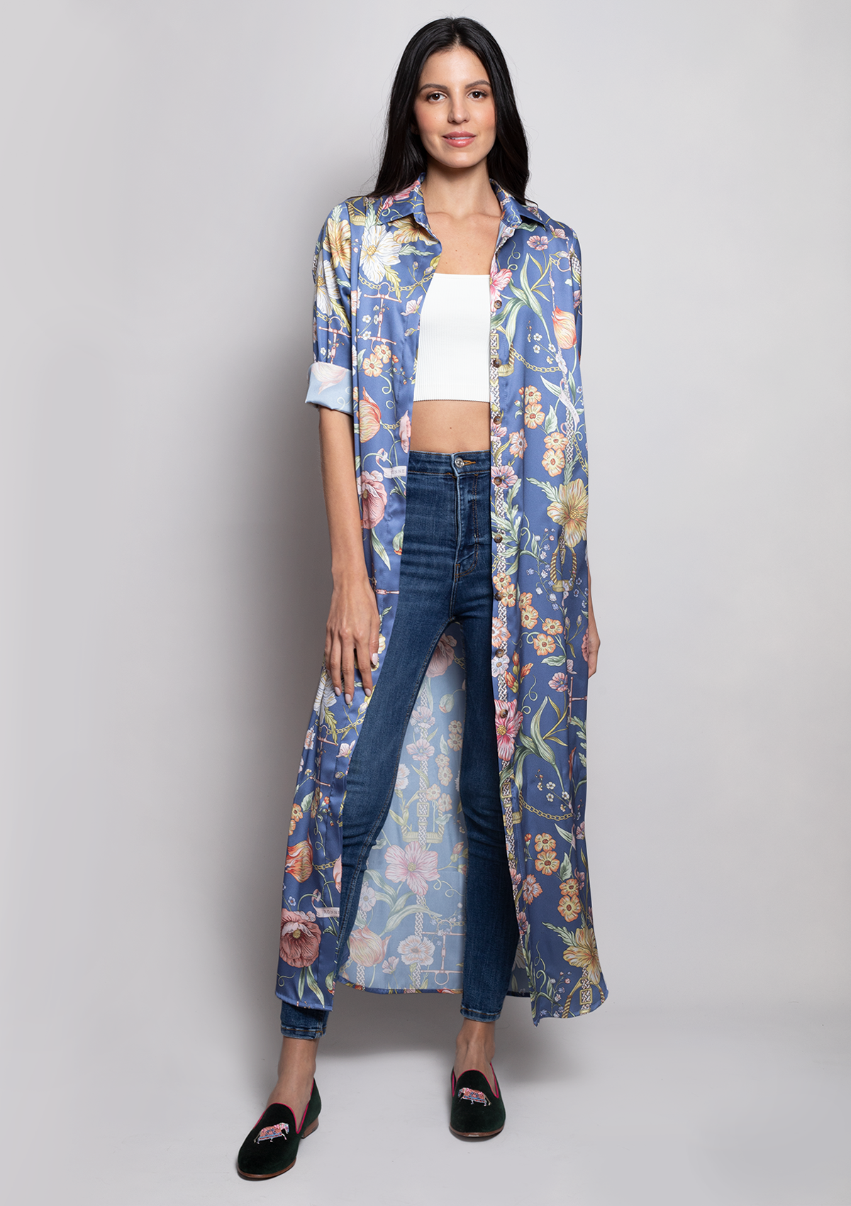 Championne Tunic | Botany Print Marine