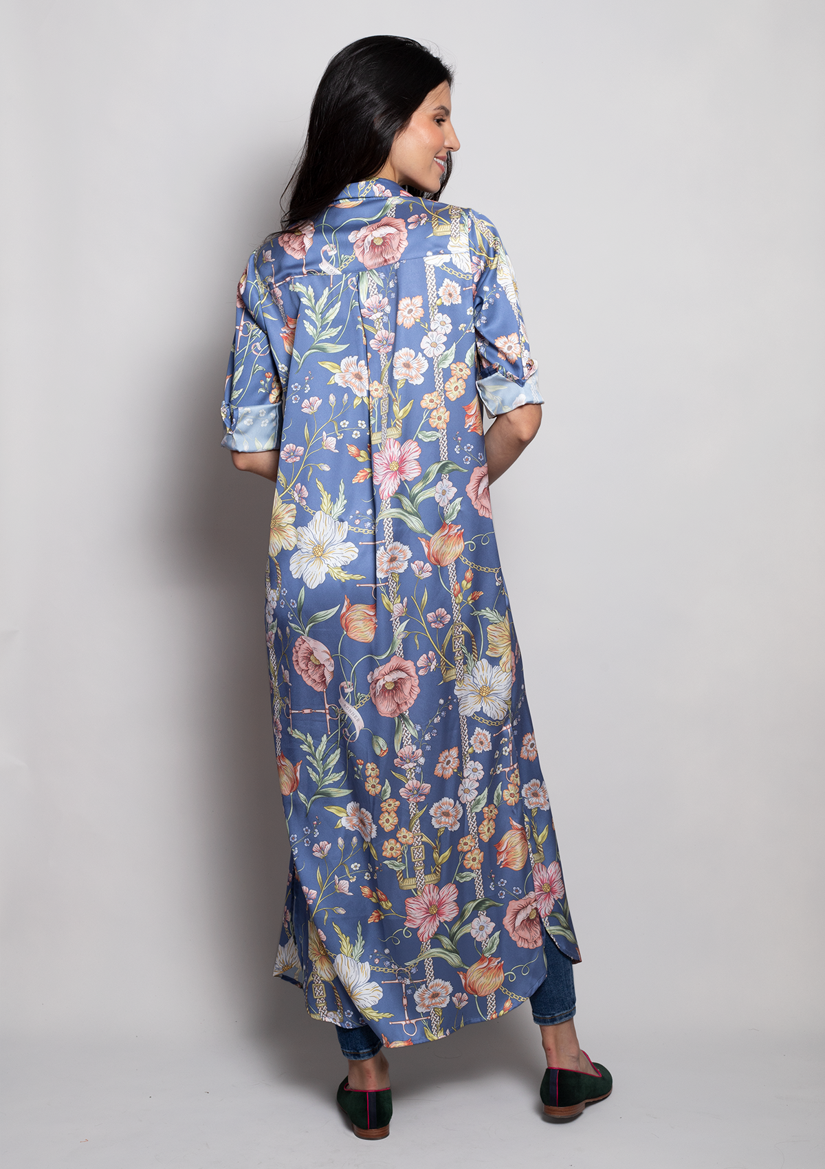 Championne Tunic | Botany Print Marine