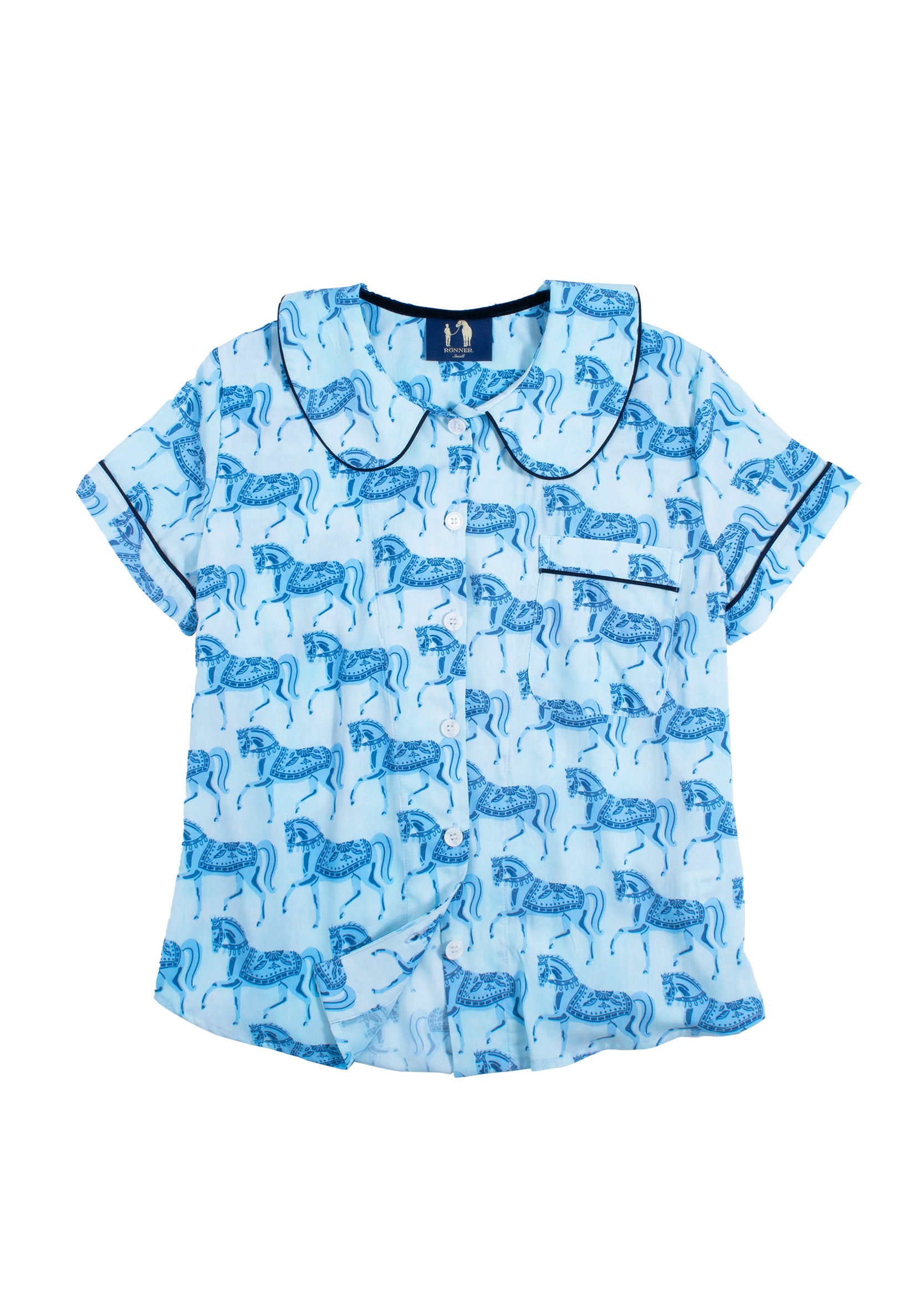 Whisper Long Sleeve PJ's Set | Blossomare Print | Blue | Sample