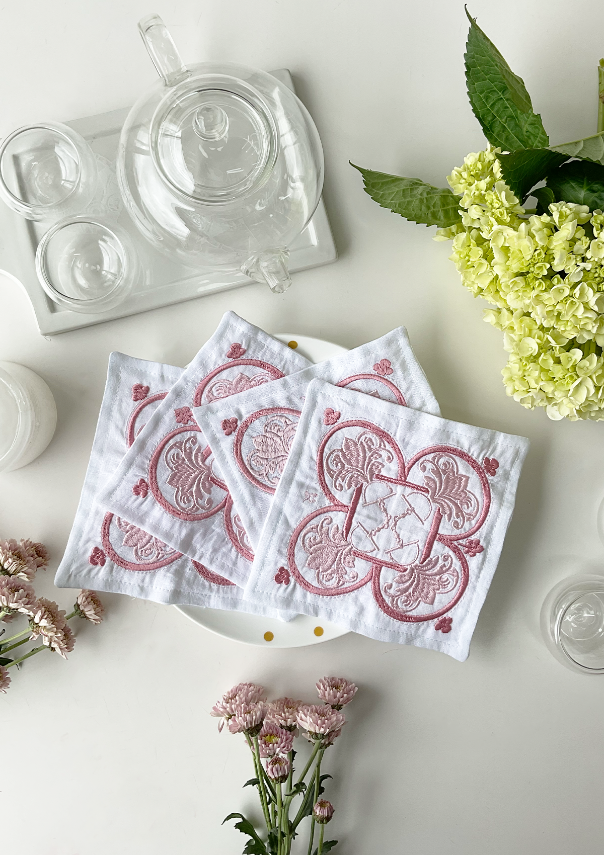 Embroidered Cocktail Napkins - Rönner