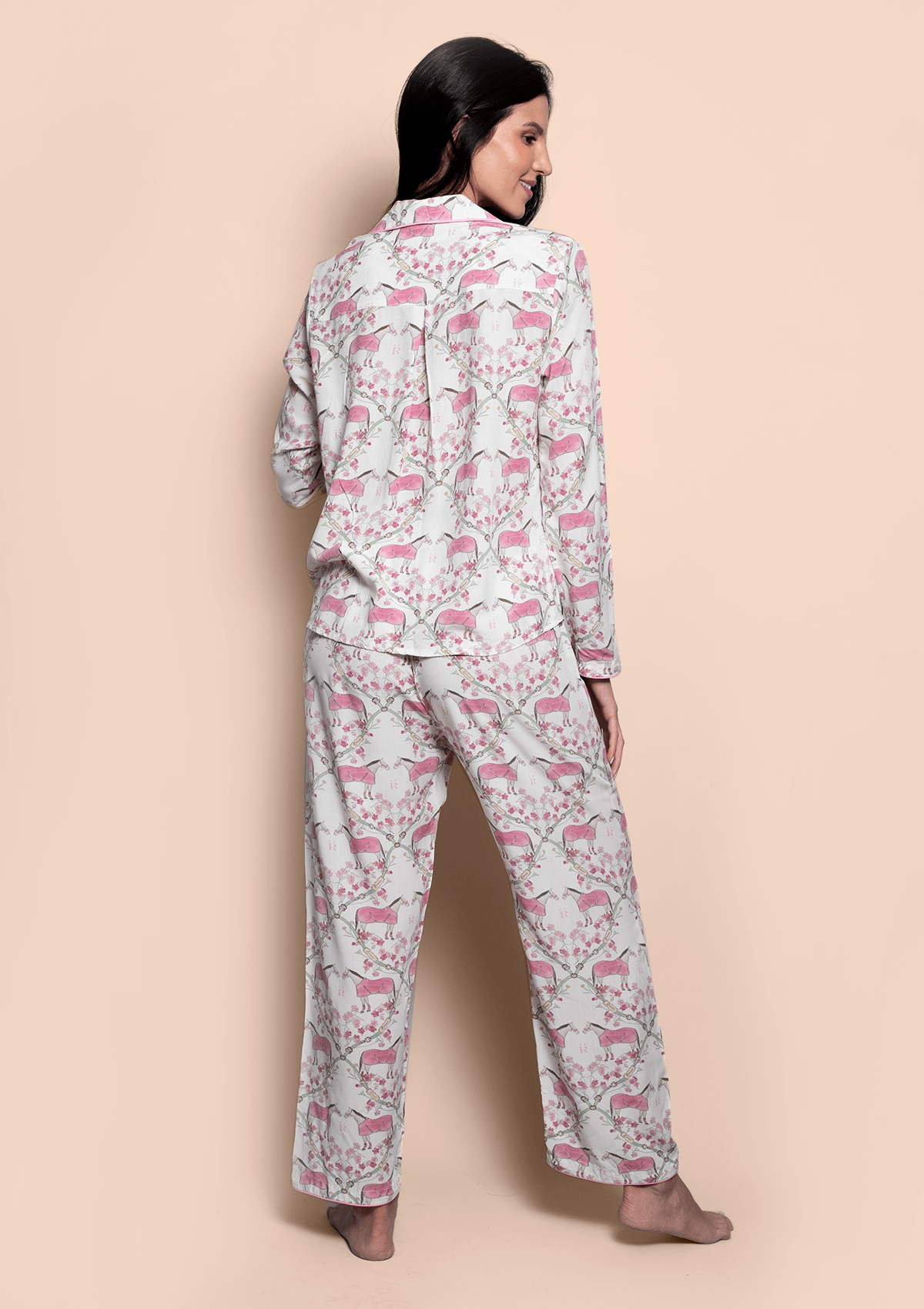 Hoofbeat Dreams PJ’s Set | Pink | Equestrian Sleepwear Collection - Rönner