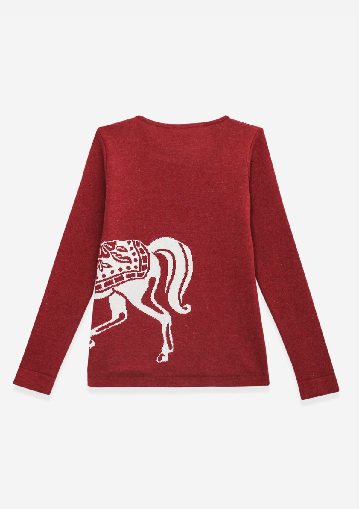 Martina Sweater | Classic Knit | Red