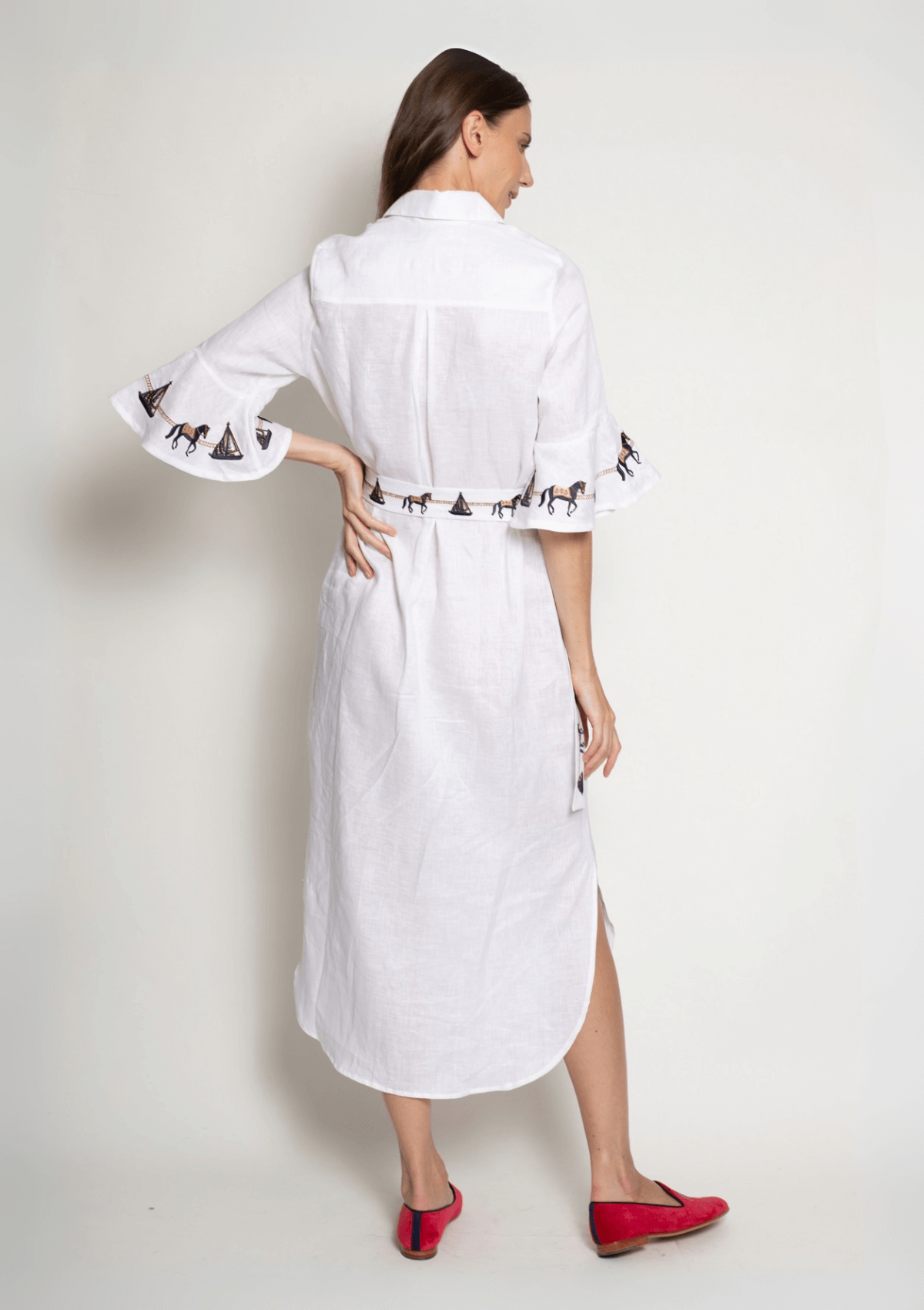 Sand Linen Tunic | White