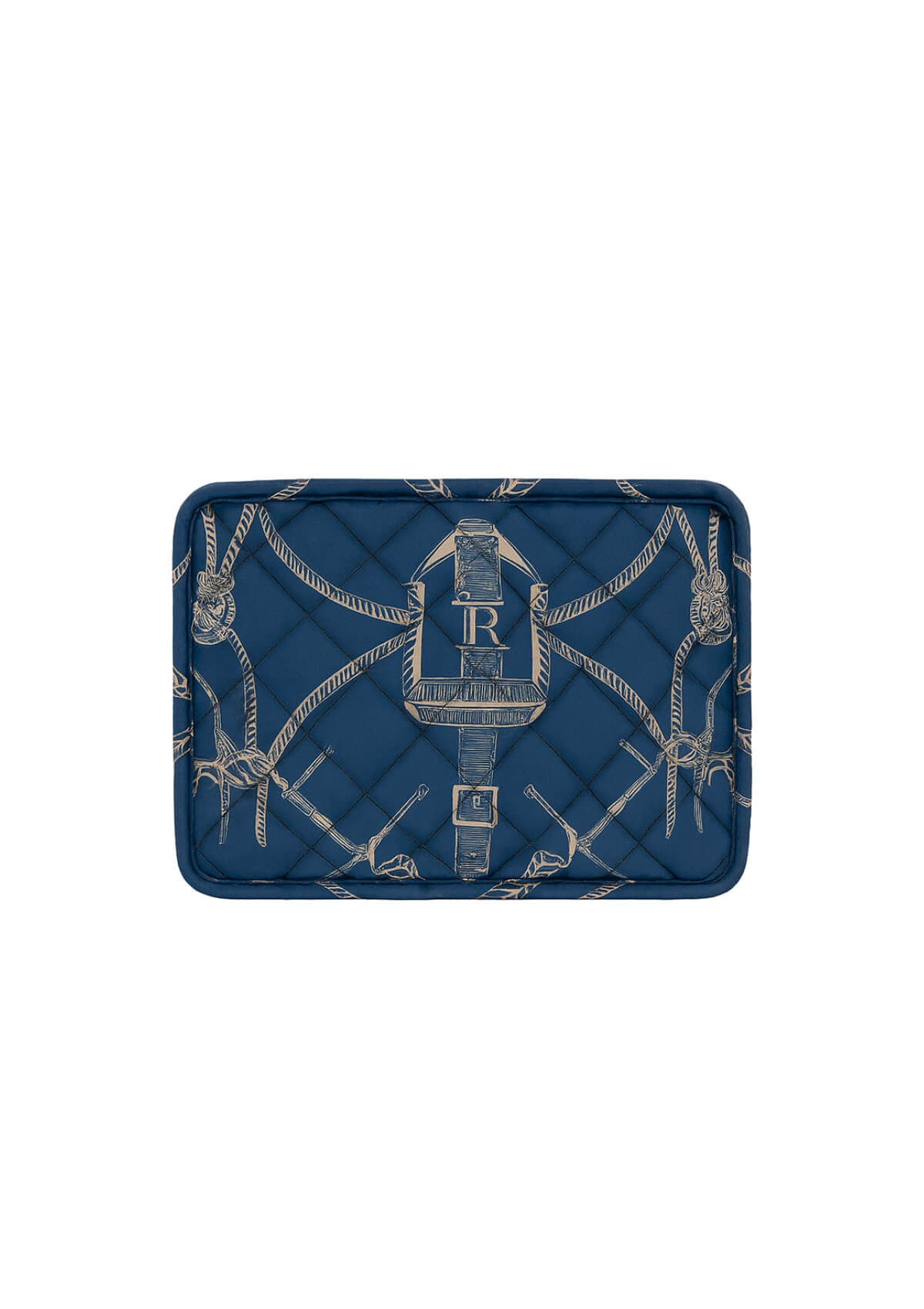 Essentials Pouch | Morsetti Print | Navy