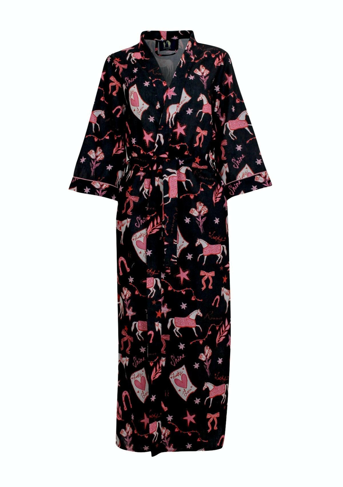 Riding The Stars Robe | Black | Sample