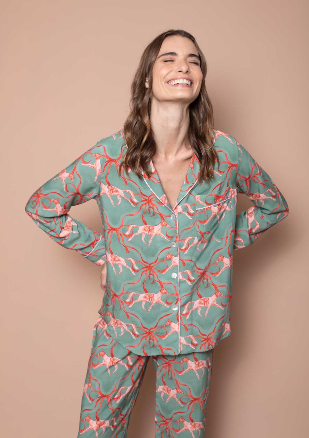 Lucky Ribbon Classic Pj’s set | Peppermint Dream