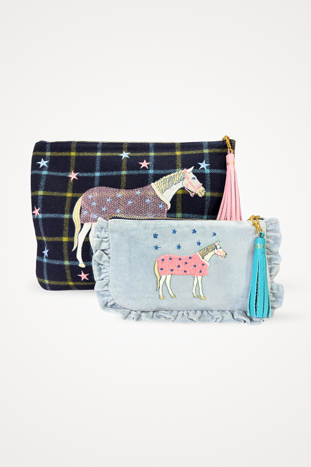 Embroidered Pouch | Lucky Horses