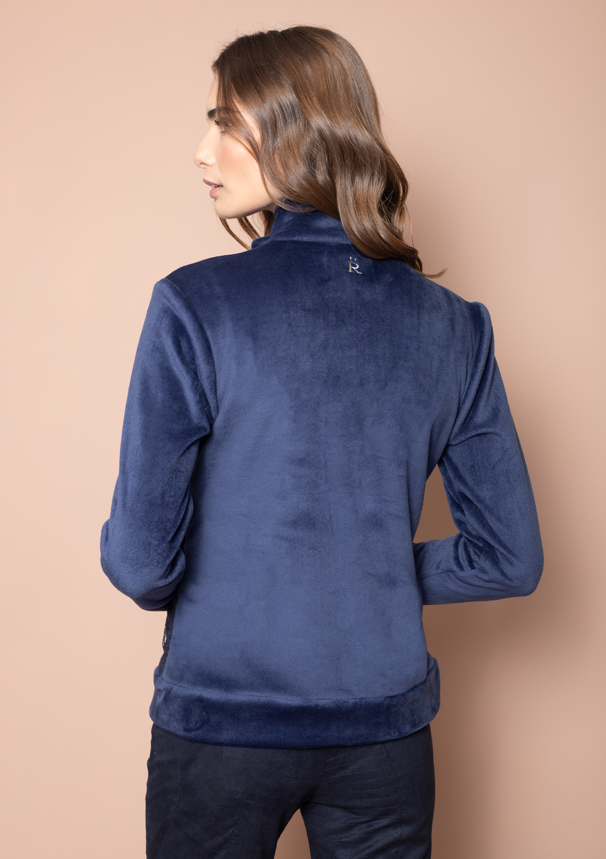 Wanderlust Embroidered Jacket | Navy
