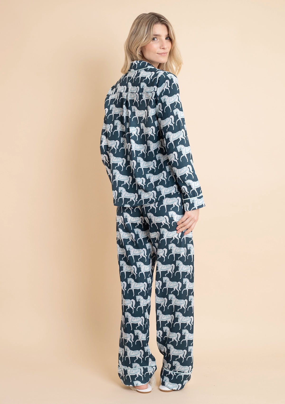 Whisper PJ's Set | Long Sleeve | Blossomare Print | Crystal