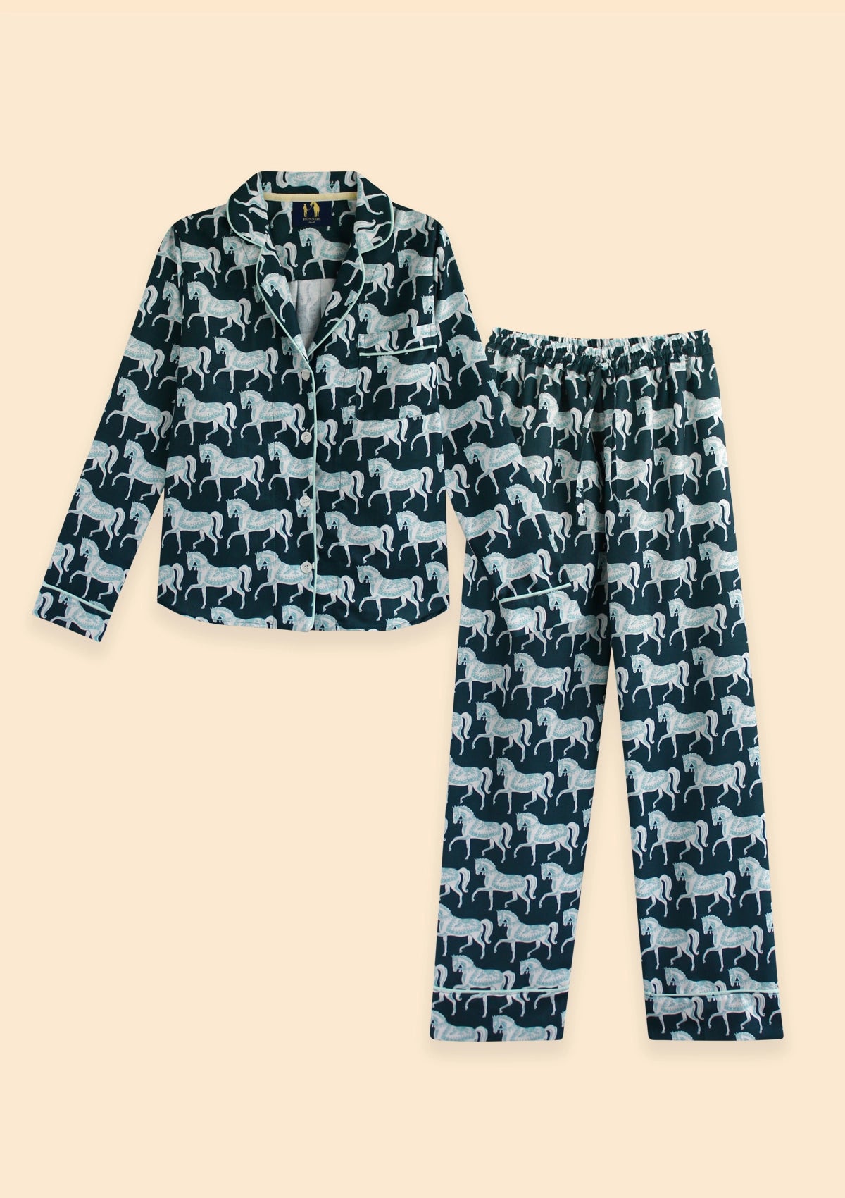 Whisper PJ's Set | Long Sleeve | Blossomare Print | Crystal