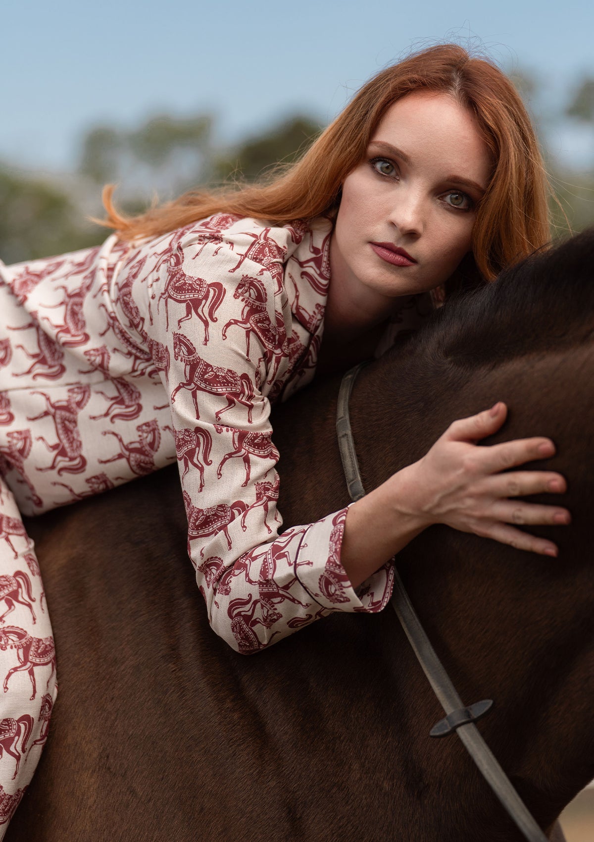 Whisper PJ's Set | Long Sleeve | Blossomare Print