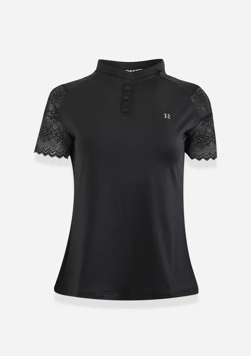 Amelie Show Shirt | Short Sleeve | Black - Rönner