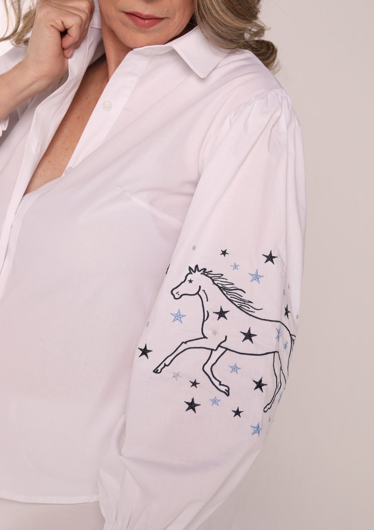 Annie Shirt | Stars Limited Edition | White - RönnerXS