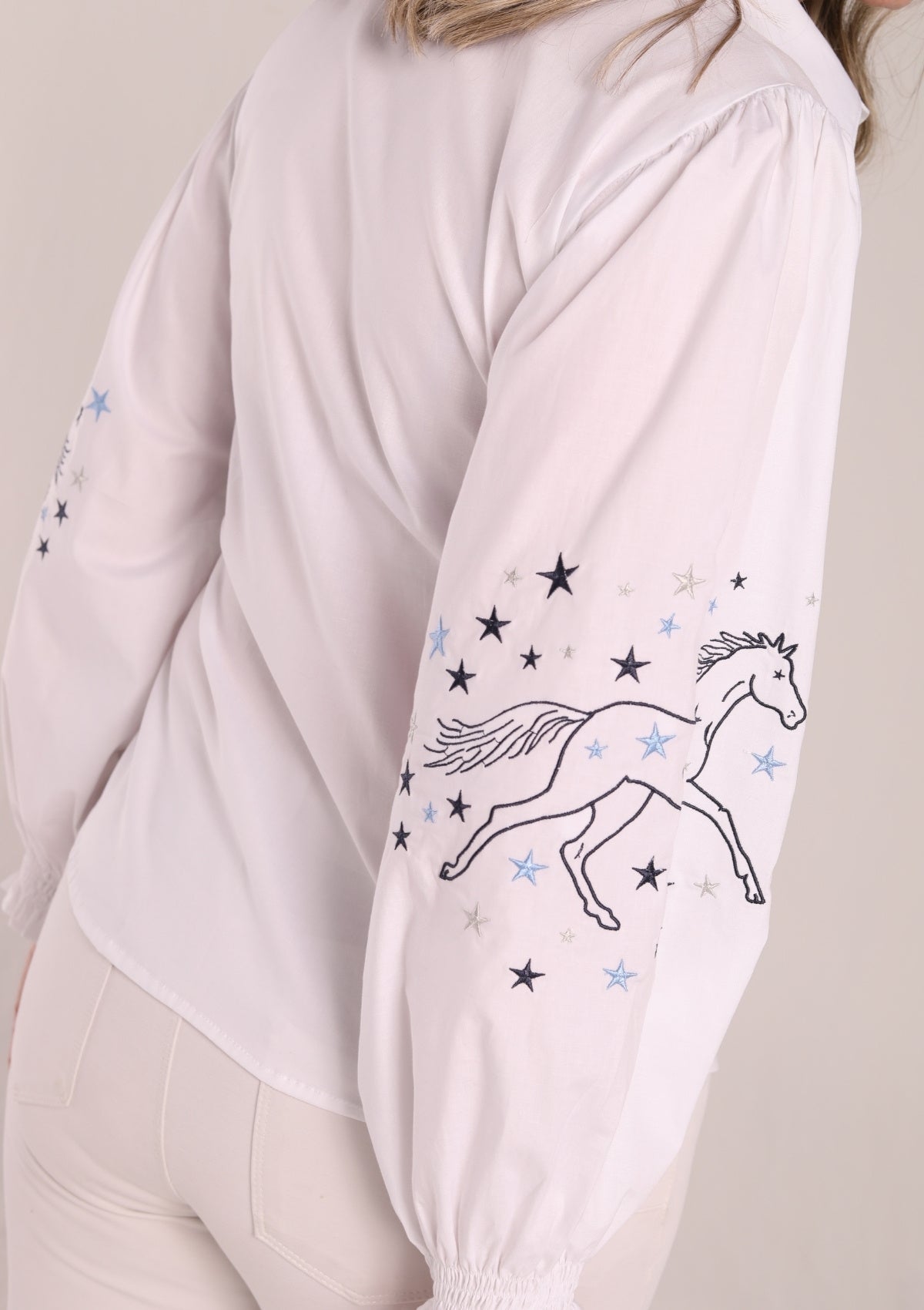 Annie Shirt | Stars Limited Edition | White - RönnerXS