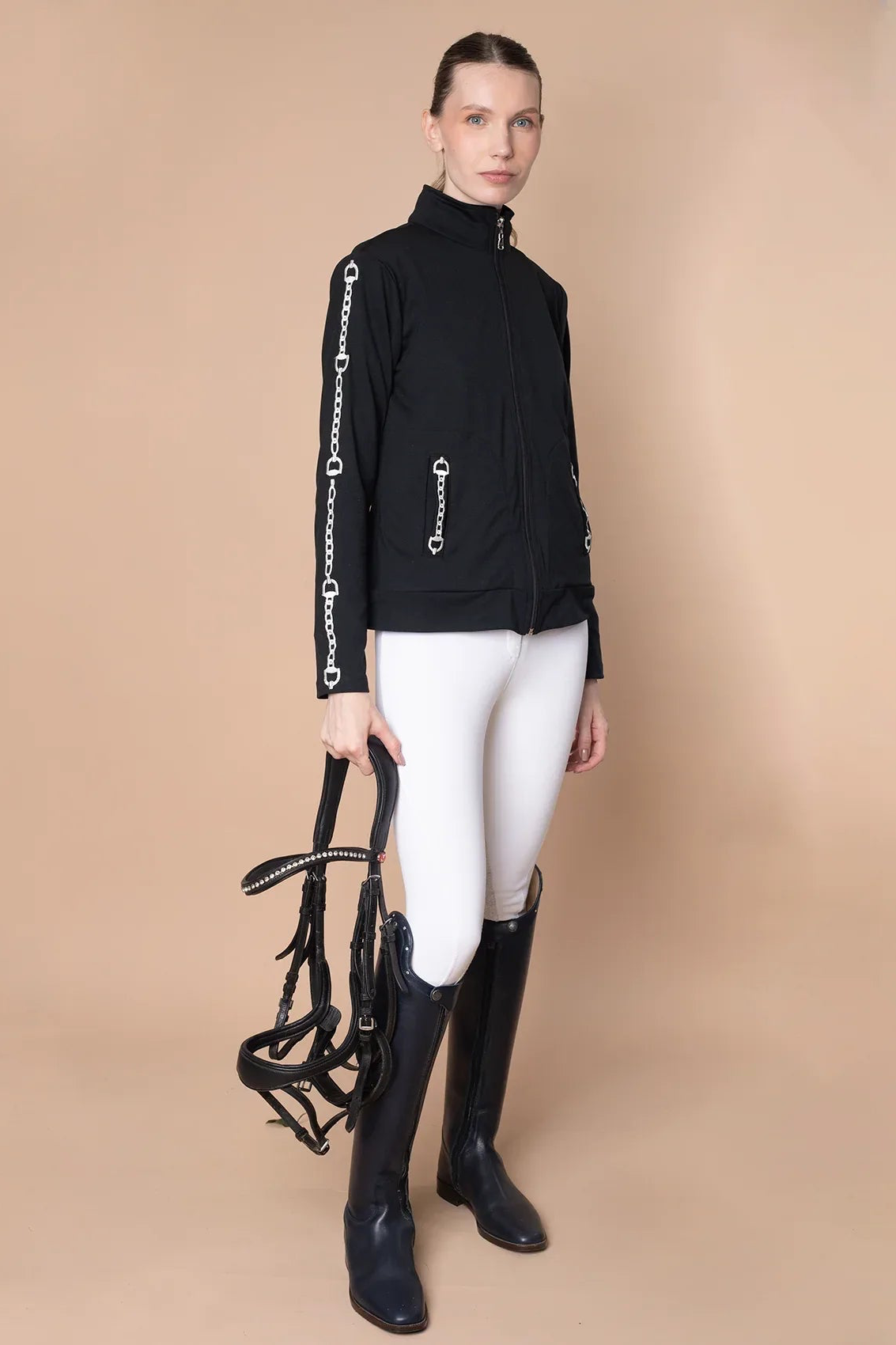 Ava Embroidered Zip Jacket - RönnerXS