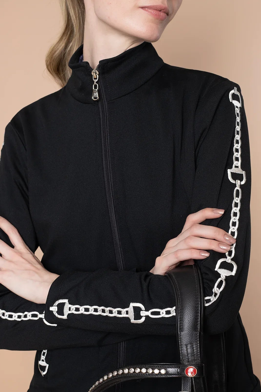 Ava Embroidered Zip Jacket - RönnerXS