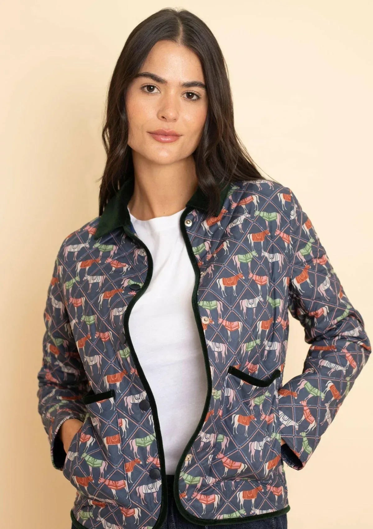 Barn Quilted Jacket | Victory Print - RönnerJacketsXS
