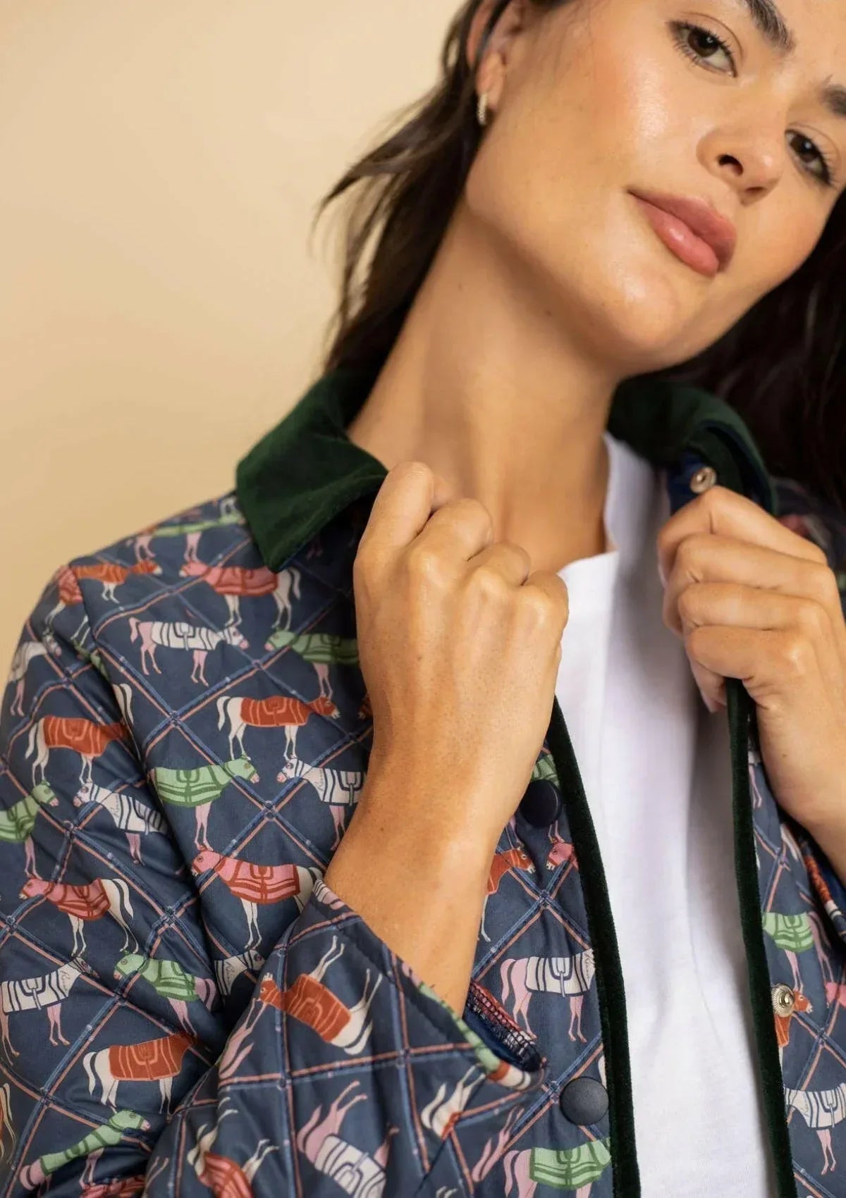 Barn Quilted Jacket | Victory Print - RönnerJacketsXS