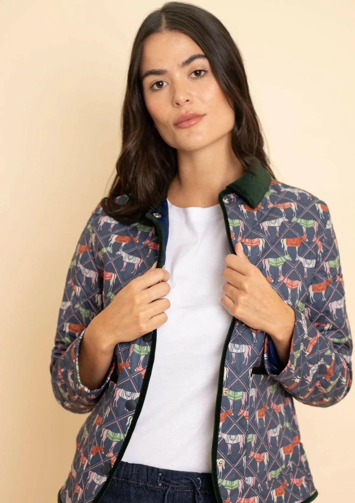 Barn Quilted Jacket | Victory Print - RönnerJacketsXS