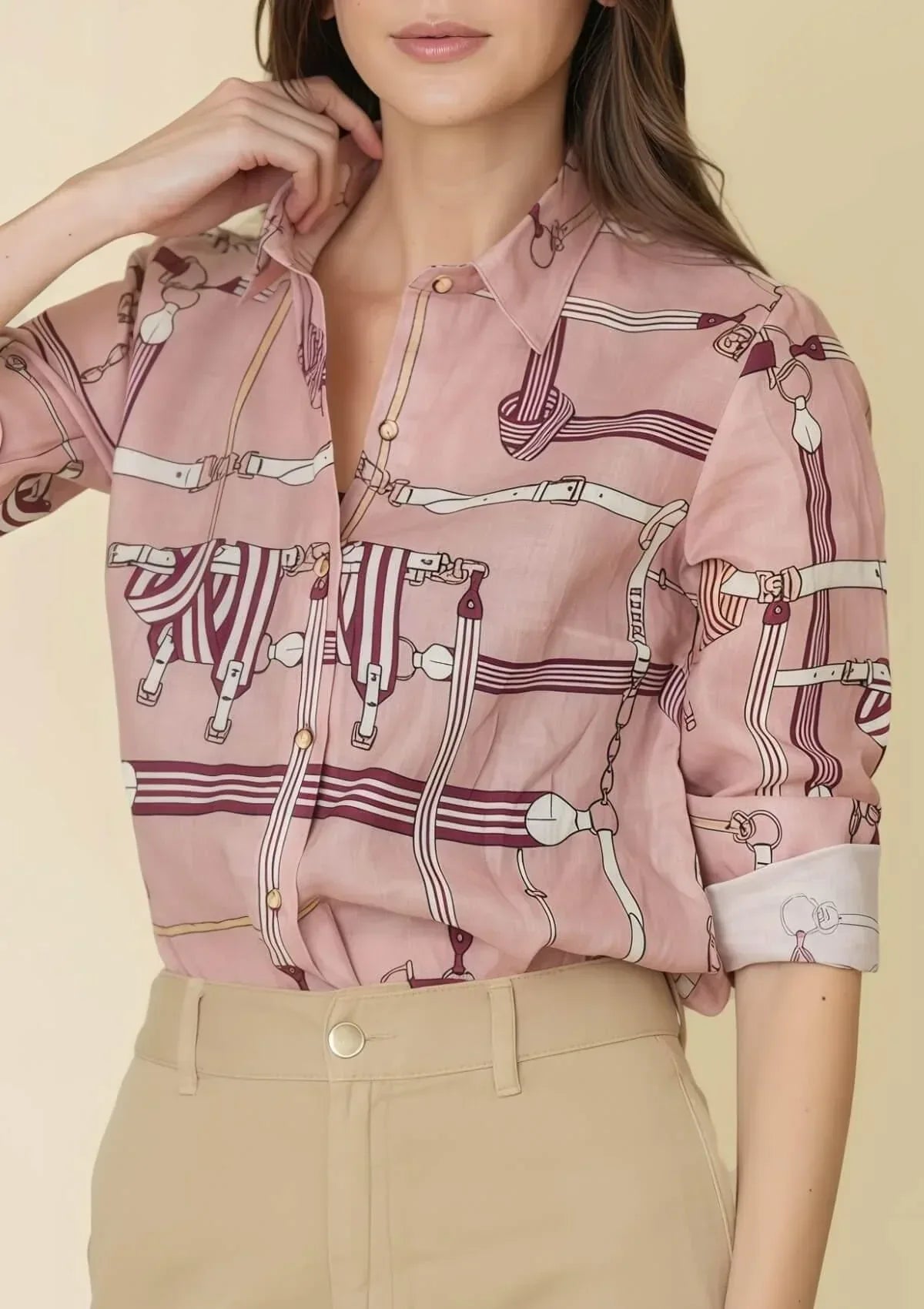 Basic Linen Shirt | Jubilea Print - RönnerShirtXS