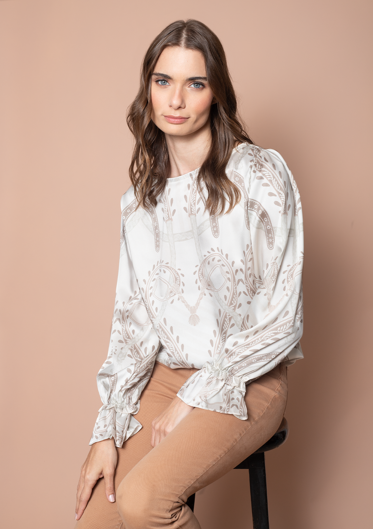 Allure Blouse Hoofprint | Harmonia