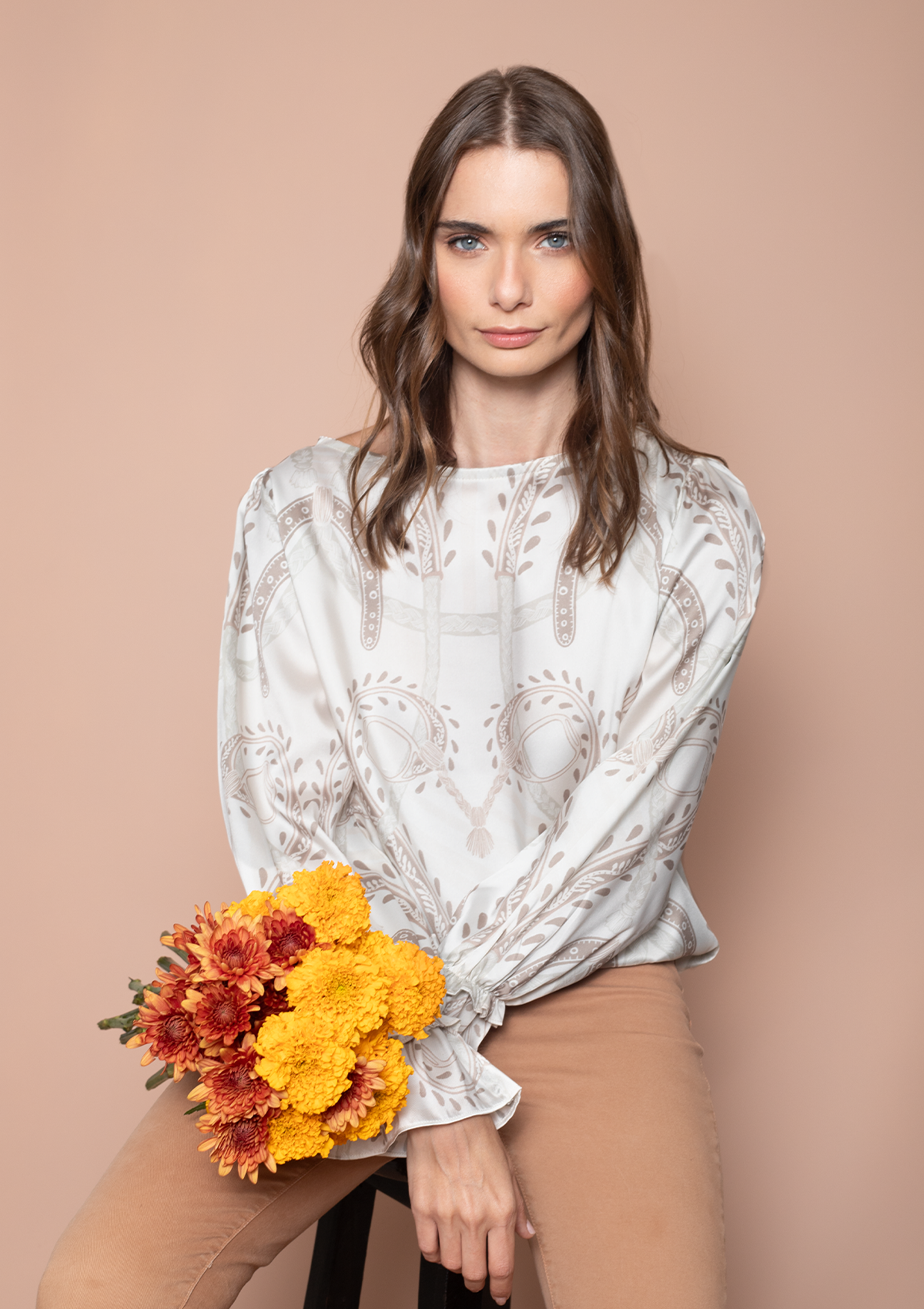Allure Blouse Hoofprint | Harmonia