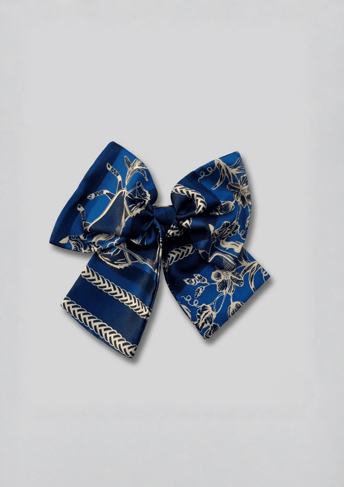 Bow Hair Tie Accessory | Print - RönnerAccesoriesRoyal Blue